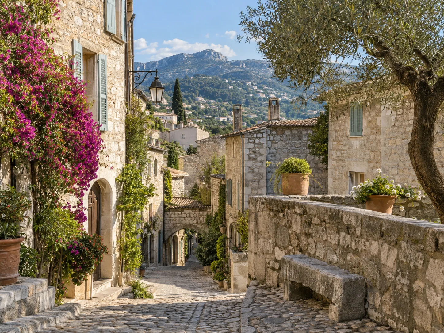 La vieille ville de Vence et ses remparts